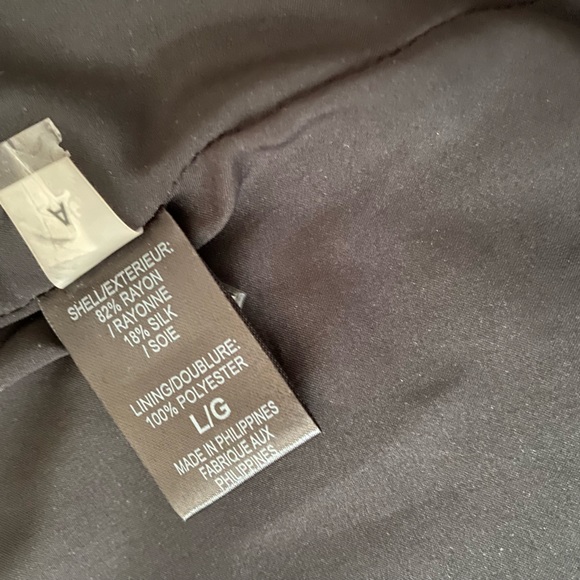 TAHARI BLACK SINGLE BREASTED VELVET JACKET Sz L . - Picture 9 of 12